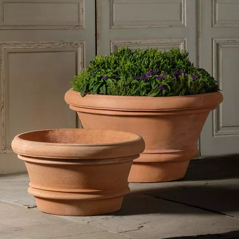 squat-rolled-rim-planter Squat Rolled Rim Planter