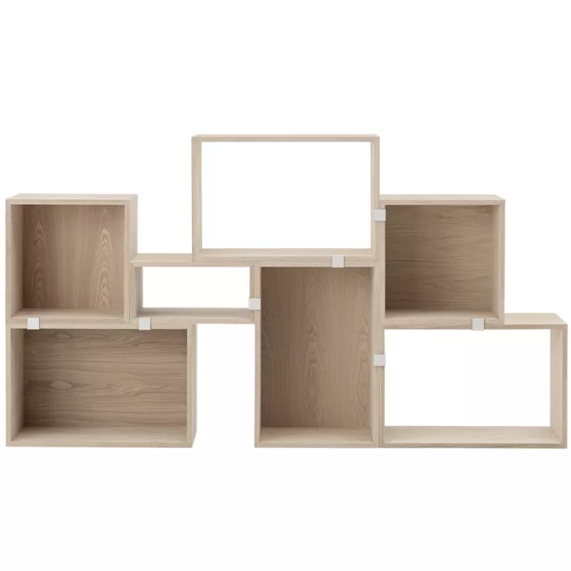 stacked-storage-system-configuration-three-oak Stacked Storage System | Configuration Three Oak