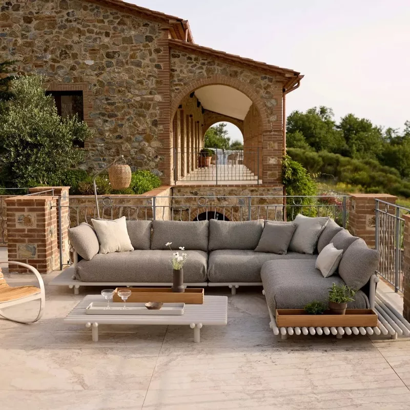 sticks-platform-outdoor-corner-sofa-large Sticks Platform, Outdoor Corner Sofa Large
