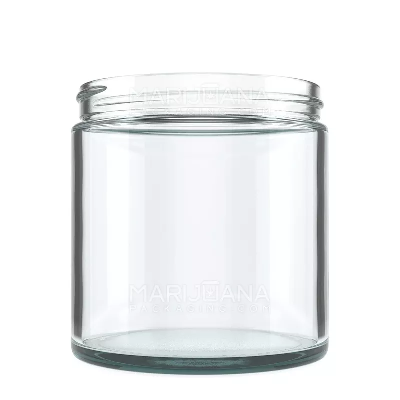 Straight Sided Clear Glass Jars | 89mm – 16oz | Sample
