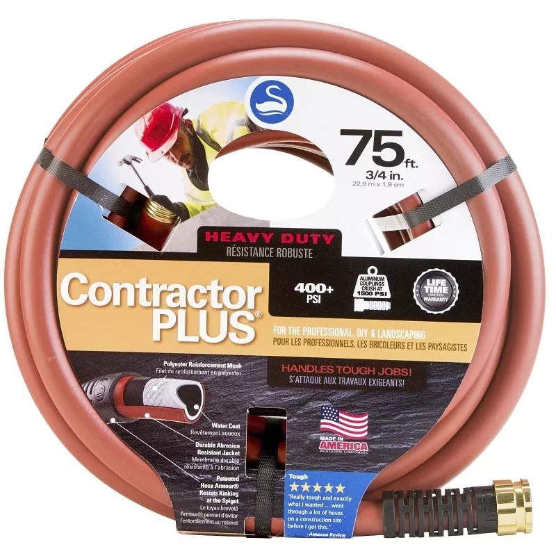 swan-sncg34075-garden-hose-75-ft-l-rubber-vinyl-red Swan SNCG34075 Garden Hose, 75 ft L, Rubber/Vinyl, Red