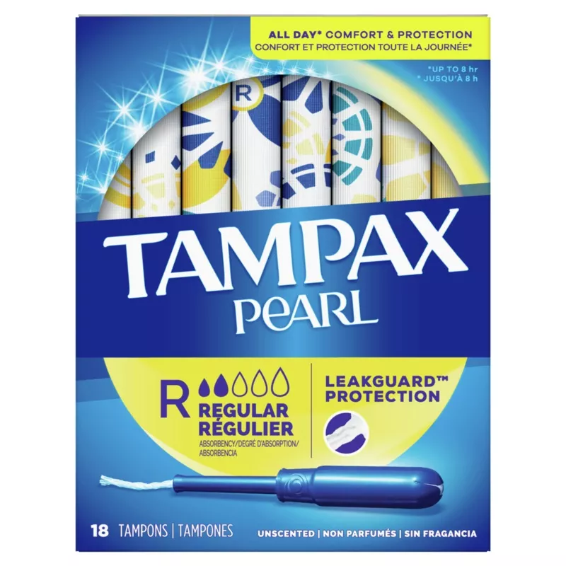 tampax-pearl-tampons-regular-normal-18-count-3-box-4-case Tampax Pearl Tampons Regular/Normal-18 Count-3/Box-4/Case