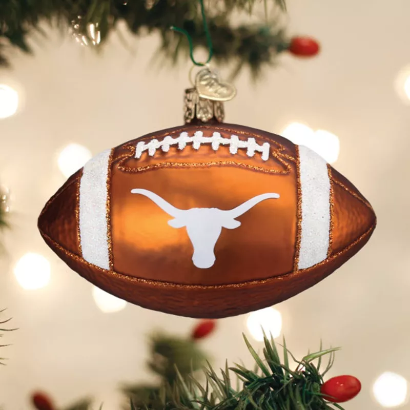texas-football-ornament Texas Football Ornament