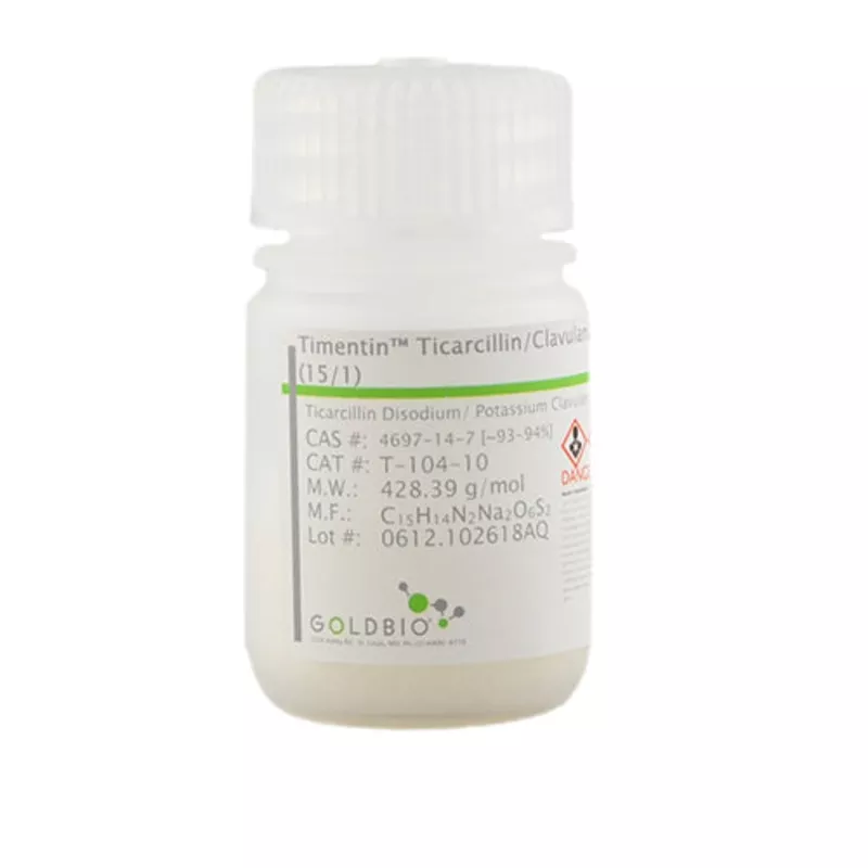 timentin-ticarcillin-clavulanate-15-1 Timentin Ticarcillin/Clavulanate (15/1)