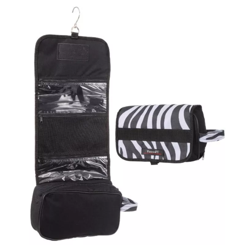 tough-1-print-roll-up-accessory-bag-zebra Tough-1 Print Roll-Up Accessory Bag Zebra