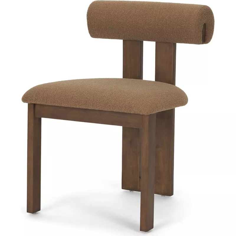 Tribeca Fabric Dining Chair (Set of 2) Brown