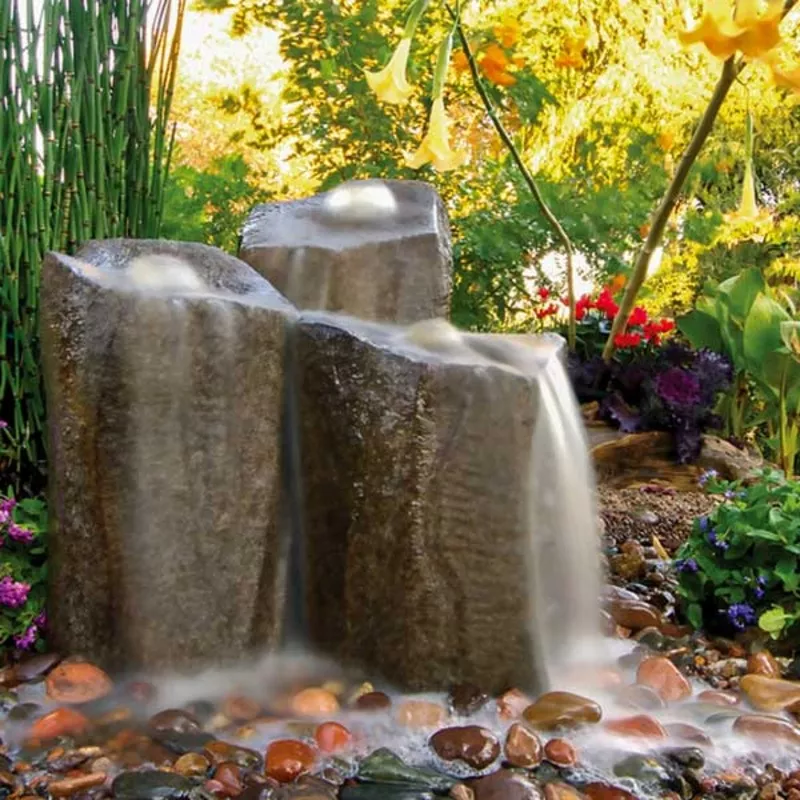 Triple Column Fountain Kit Blue Thumb Chestnut