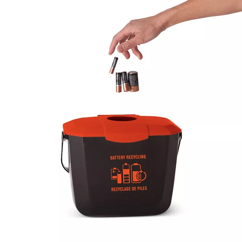 waste-container-globe-2-gallon-battery-collection-bin-9309 Waste Container – Globe 2 Gallon Battery Collection Bin, 9309