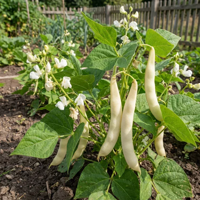 White Marrow Bean Seeds for Planting – High-Quality Vegetable Seeds