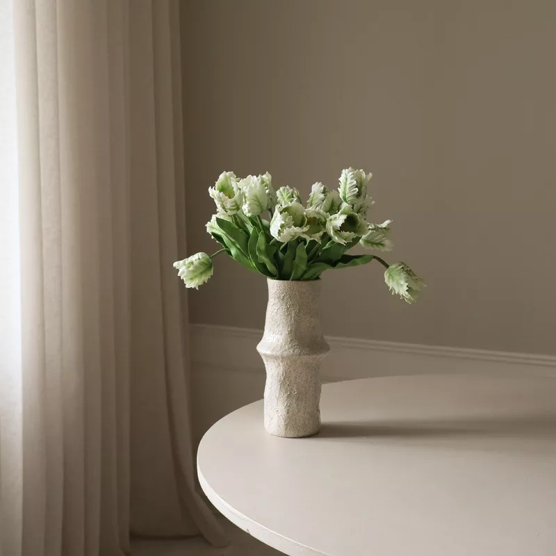 white-small-parrot-tulip-bouquet-white White Small Parrot Tulip Bouquet White
