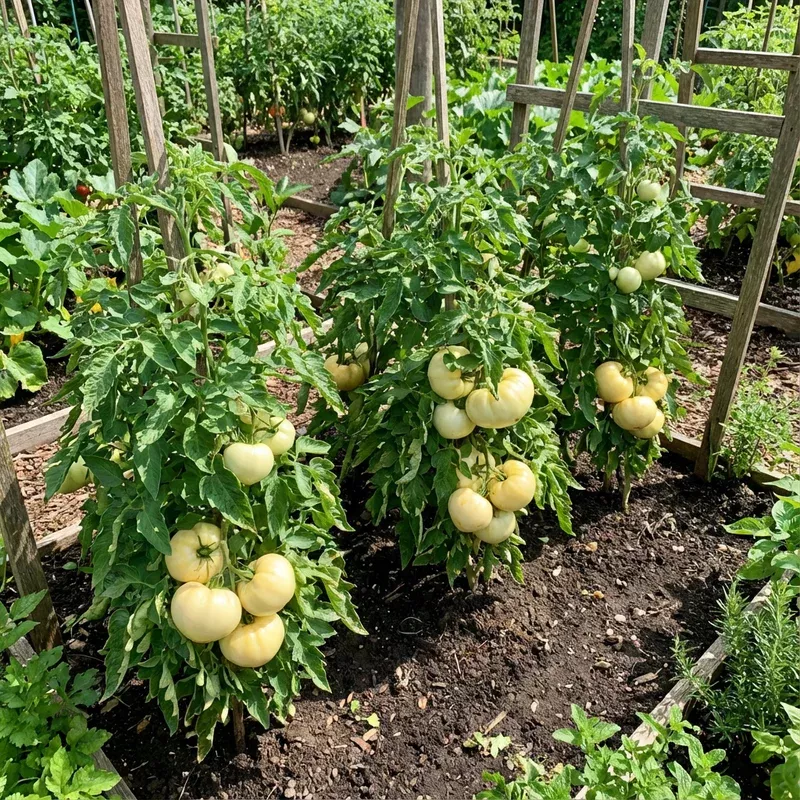 White Wonder Tomato Seeds Organic Heirloom Tomato Variety for