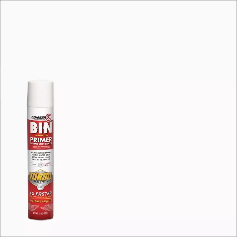 zinsser-26-oz-b-i-n-primer-spray-with-turbo-spray-system-flat-white Zinsser 26 Oz. B-I-N Primer Spray with Turbo Spray System, Flat White