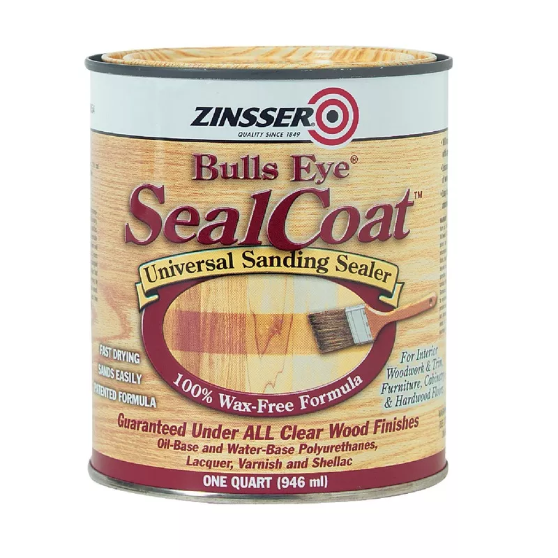 zinsser-bulls-eye-sealcoat-sanding-sealer-1-qt Zinsser Bulls Eye SealCoat Sanding Sealer, 1 Qt.